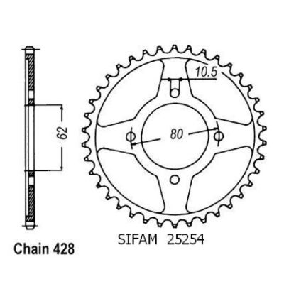 Rozeta pro Tt-r 125